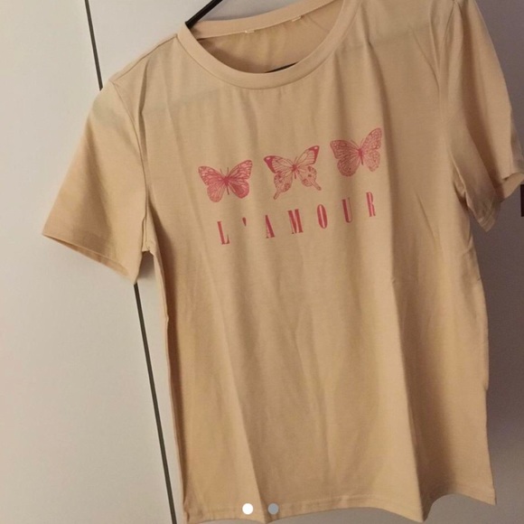 pastel t-shirt top L’amour pretty tee - Picture 1 of 3